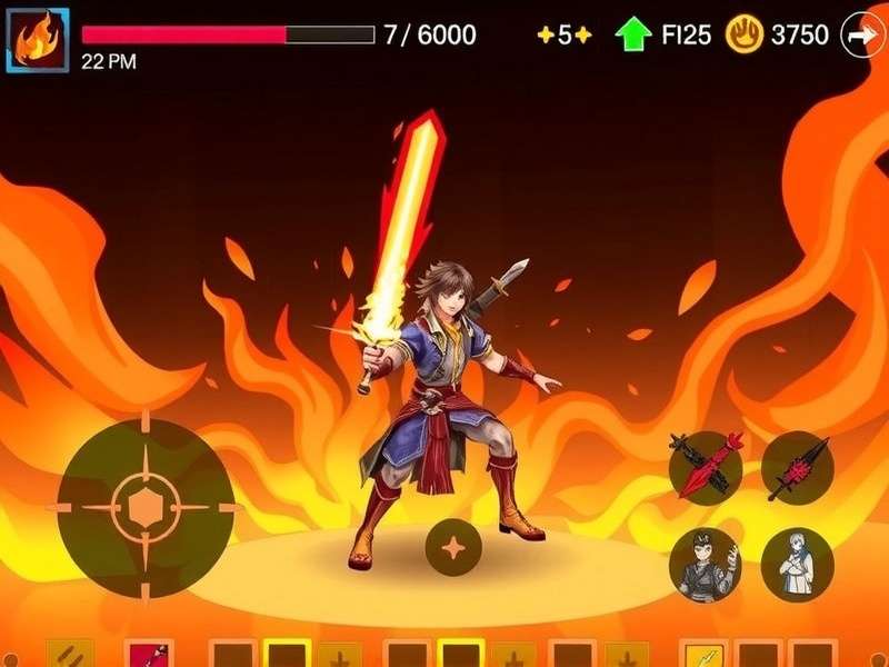 Fire Swordsman character customization